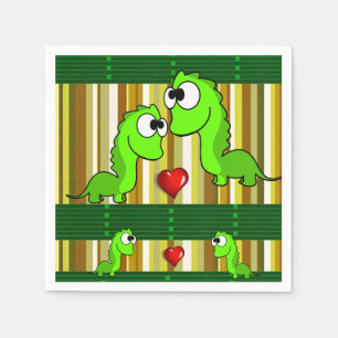 Paper Napkins Dinosaur Serviette