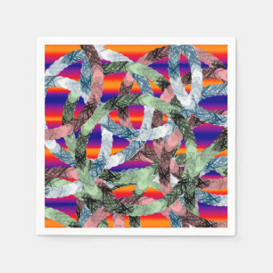 Paper Napkins farbenfroh Serviette