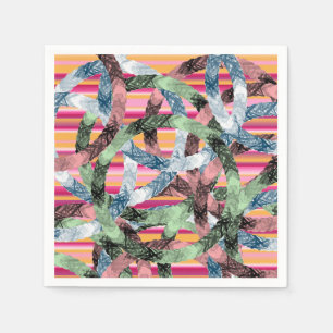 Paper Napkins farbenfroh Serviette