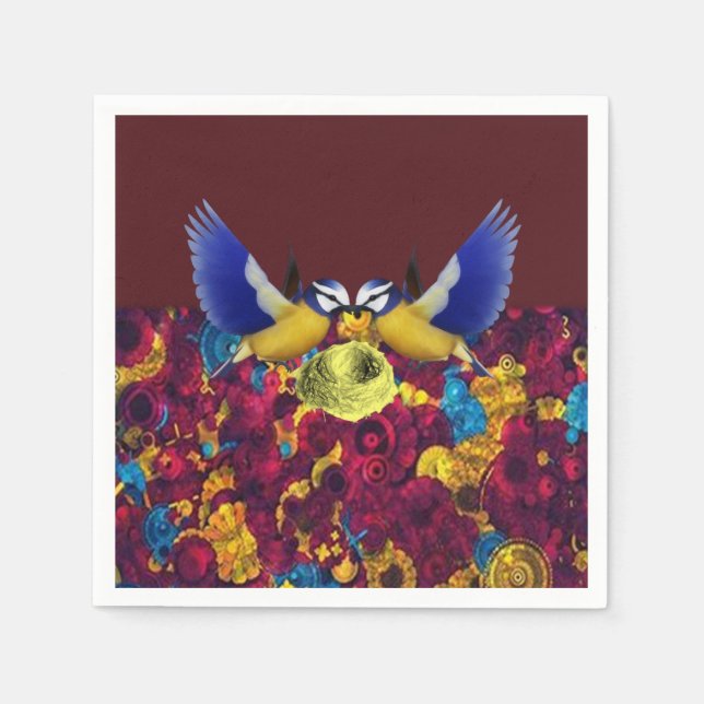 Paper Napkins Floral Serviette (Vorderseite)