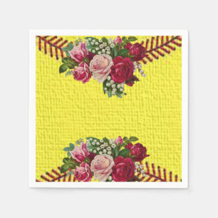 Paper Napkins Floral Serviette