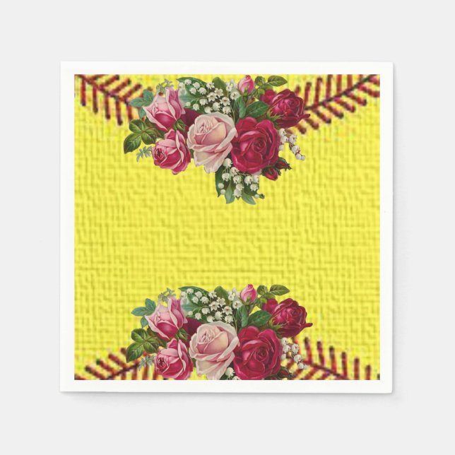 Paper Napkins Floral Serviette (Vorderseite)