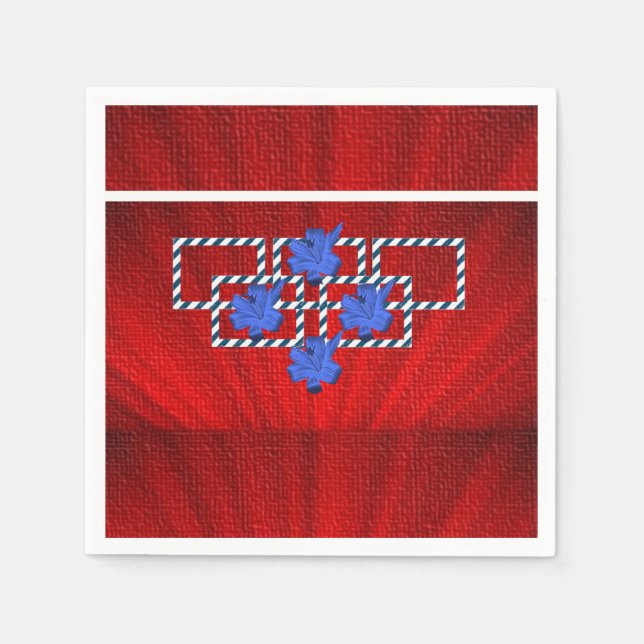 Paper Napkins Floral Serviette (Vorderseite)