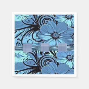 Paper Napkins Floral Serviette