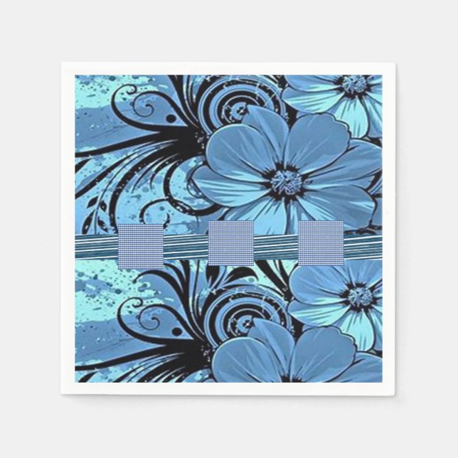 Paper Napkins Floral Serviette (Vorderseite)
