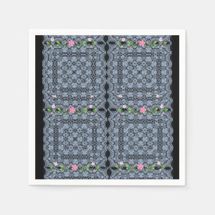 Paper Napkins Floral Serviette