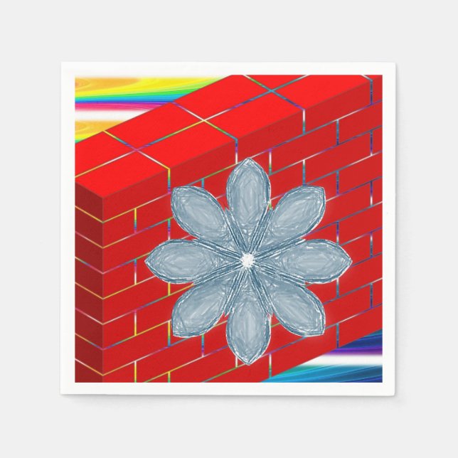 Paper Napkins Floral Serviette (Vorderseite)