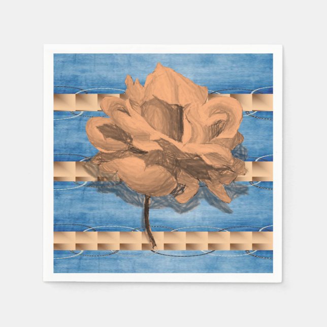 Paper Napkins Floral Serviette (Vorderseite)