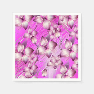 Paper Napkins Floral Serviette