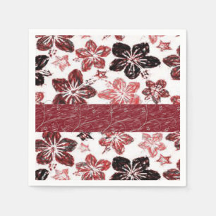 Paper Napkins Floral Serviette