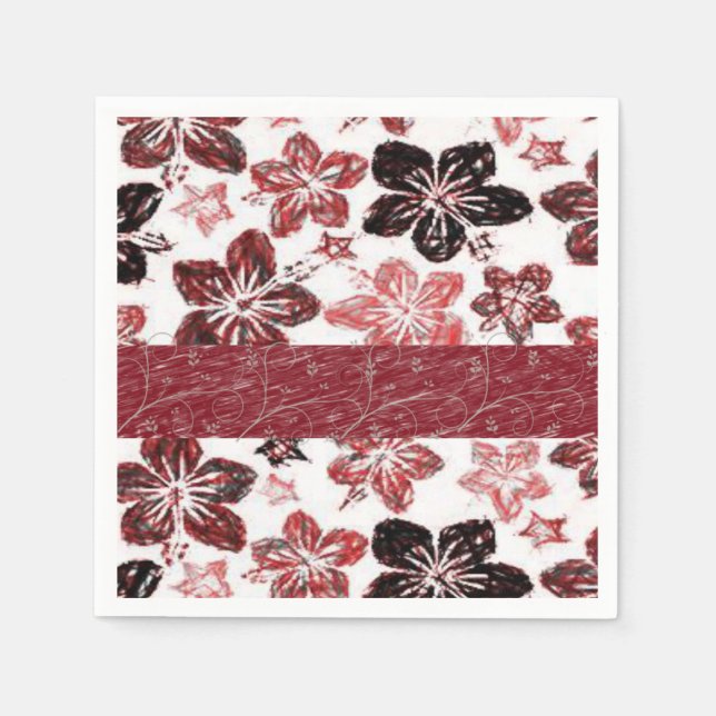 Paper Napkins Floral Serviette (Vorderseite)