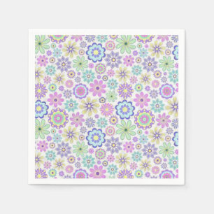 Paper Napkins Floral Serviette