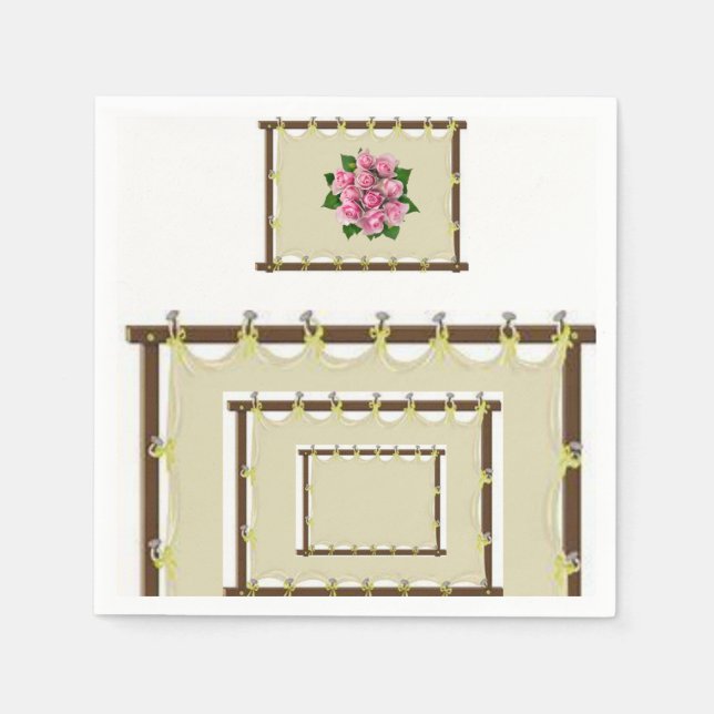 Paper Napkins Floral Serviette (Vorderseite)