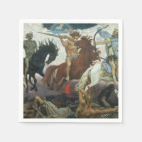 Paper Napkins Four Horsemen Apokalypse Vasnetsov
