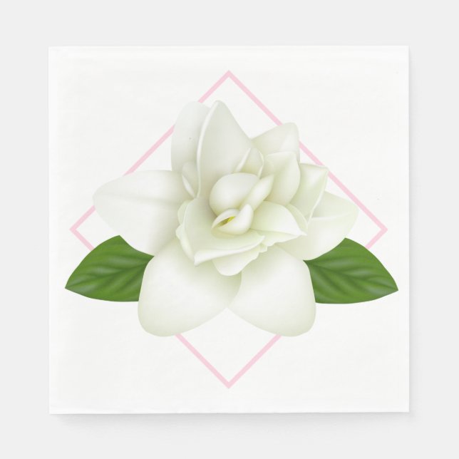 Paper Napkins-Gardenia Napkins Serviette (Vorderseite)