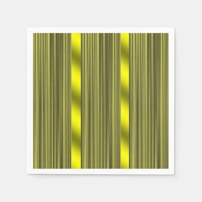 Paper Napkins Gelb Serviette (Vorderseite)