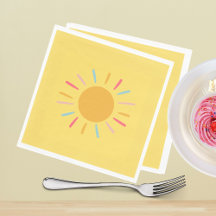 Paper Napkins - Gelber Sonnenschein