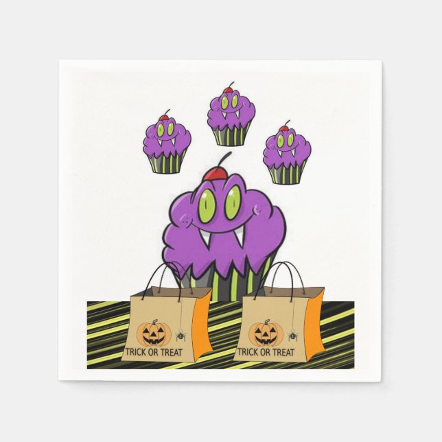 Paper Napkins Halloween Serviette (Vorderseite)