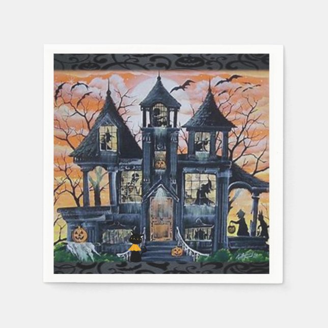 Paper Napkins Halloween Serviette (Vorderseite)