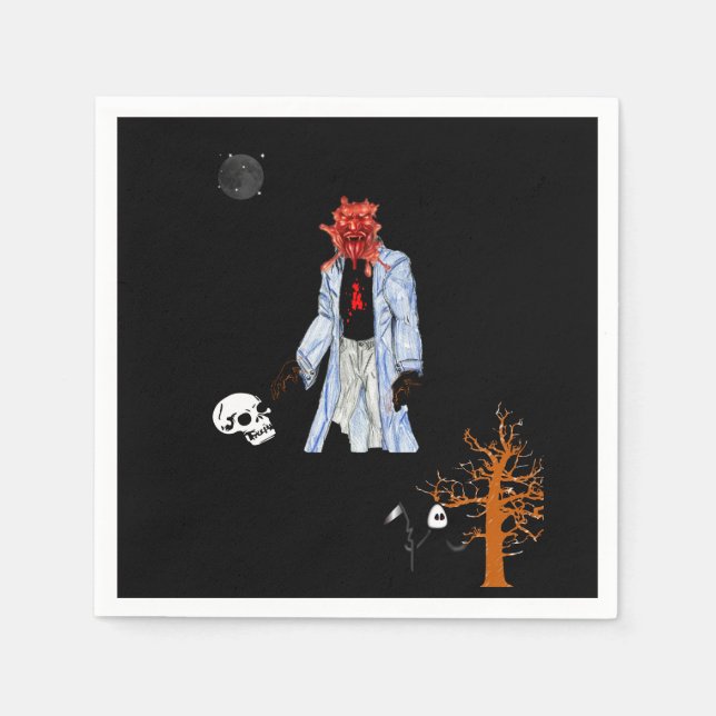 Paper Napkins Halloween Serviette (Vorderseite)