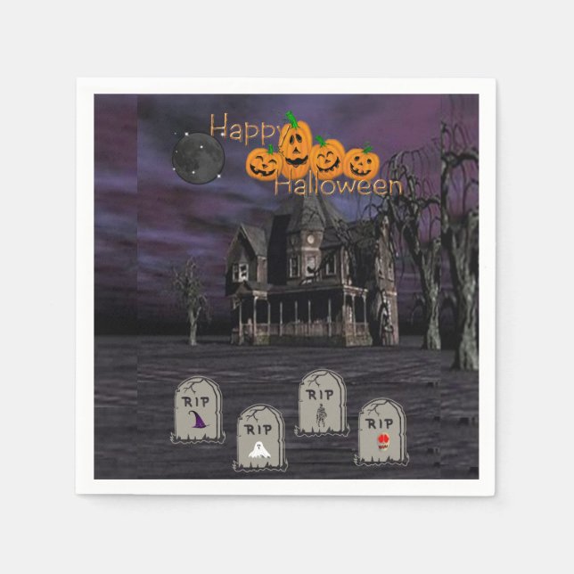 Paper Napkins Halloween Serviette (Vorderseite)