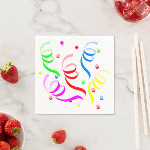 Paper Napkins, Happy Birthday Confetti Serviette