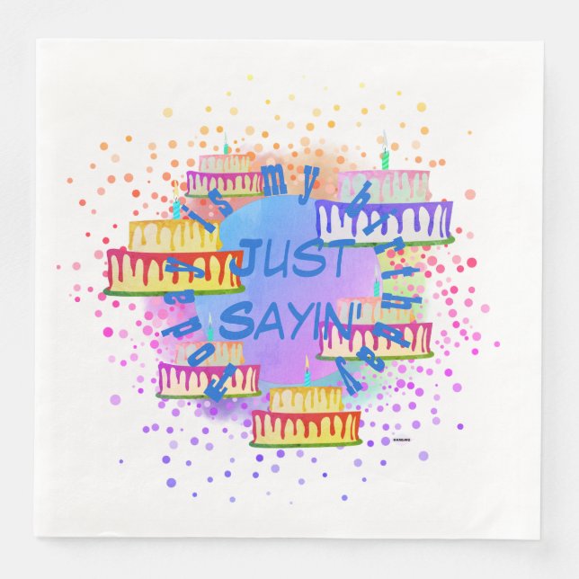 Paper Napkins Just Sayin' HAMbyWG Serviette (Vorderseite)