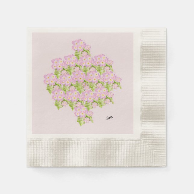 Paper Napkins: Lantana Camara Serviette (Vorderseite)