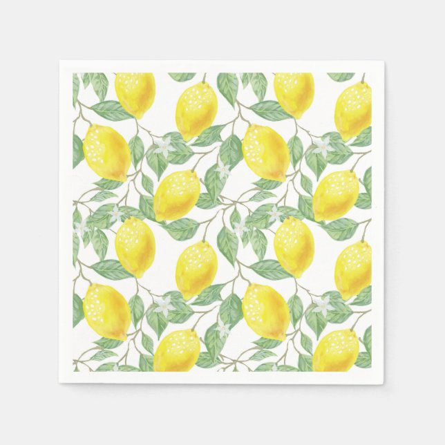 Paper Napkins-Lemons Serviette (Vorderseite)