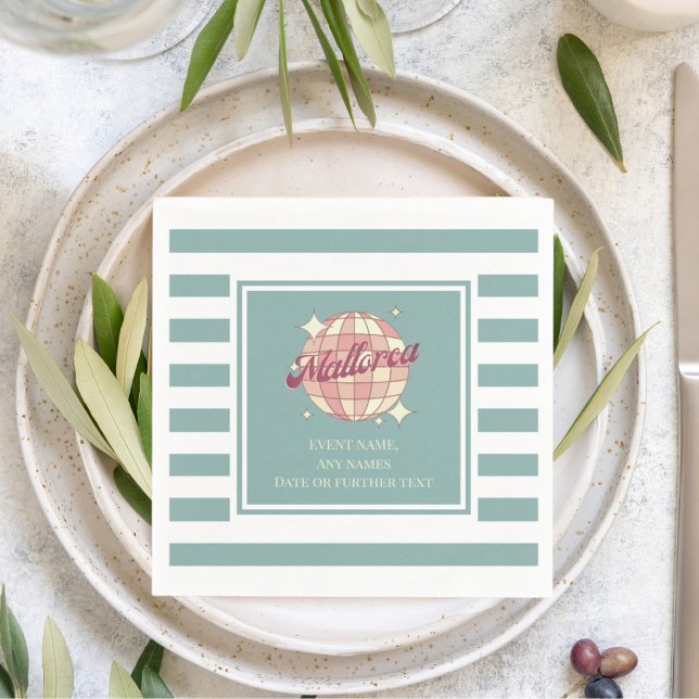 Paper Napkins Mallorca Spanien Feierlichkeiten Serviette (Von Creator hochgeladen)