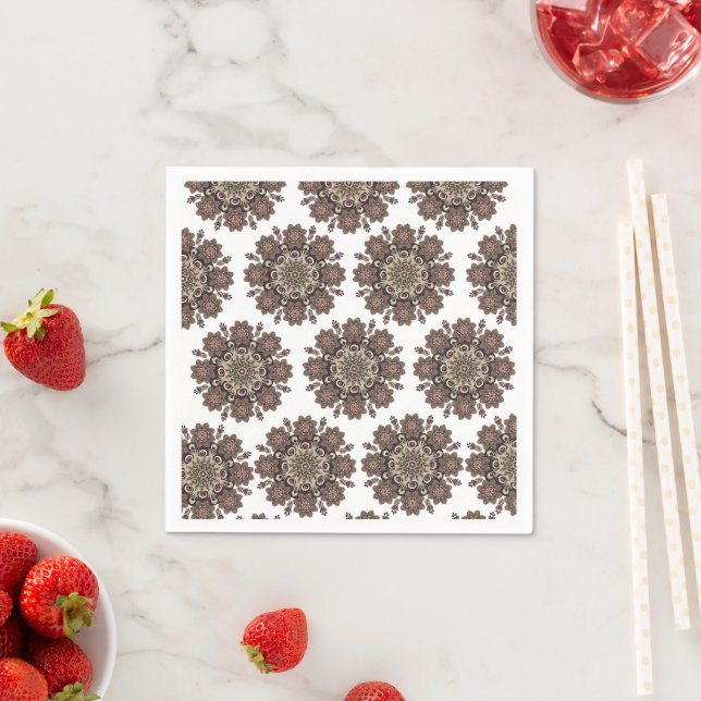 Paper Napkins, Mandala Serviette (Beispiel)