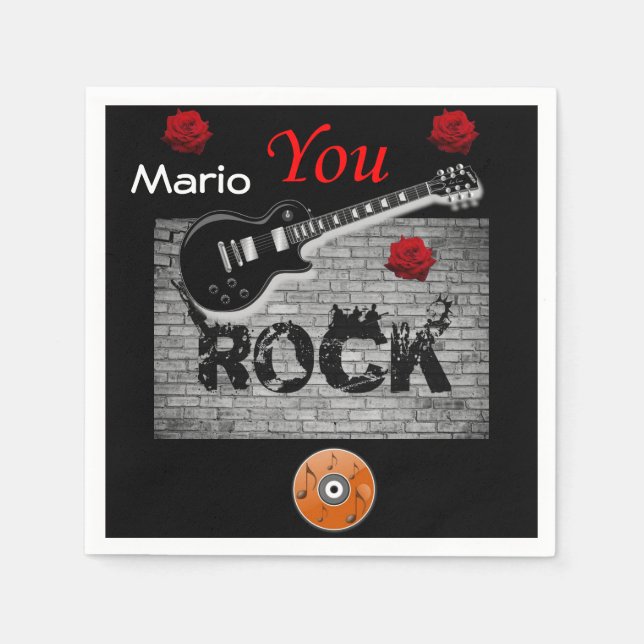 Paper Napkins Mario Serviette (Vorderseite)