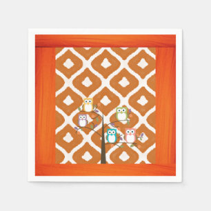 Paper Napkins Owl Serviette