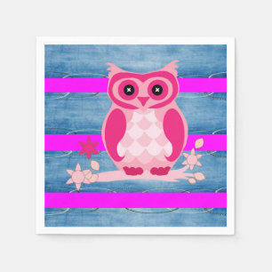 Paper Napkins Owl Serviette