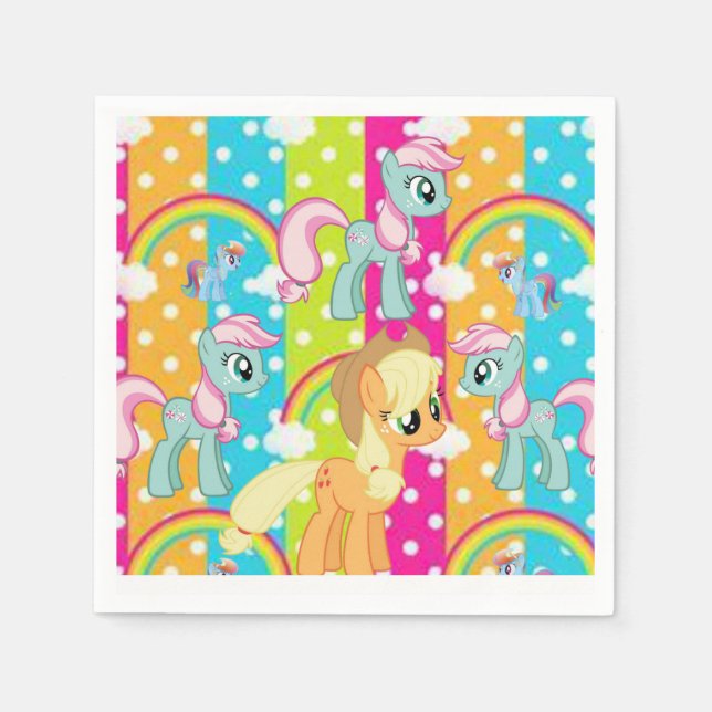 Paper Napkins Pony Serviette (Vorderseite)