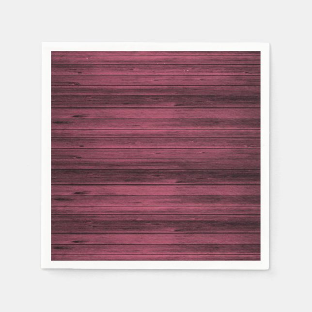 Paper Napkins Red Serviette (Vorderseite)