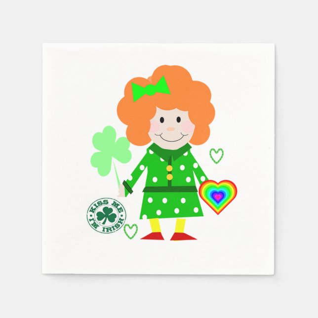 Paper Napkins St. Patrick's Day Serviette (Vorderseite)