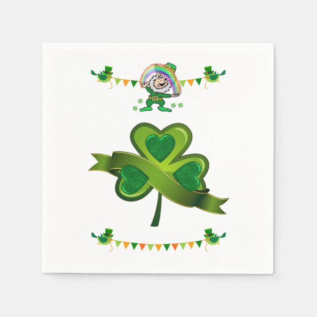 Paper Napkins St. Patrick's Day Serviette (Vorderseite)