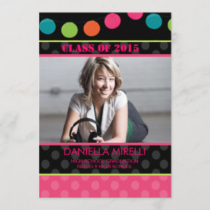 Paper Party Lights Foto Abschluss Einladung