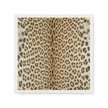 Paper Party Napkins Leopard