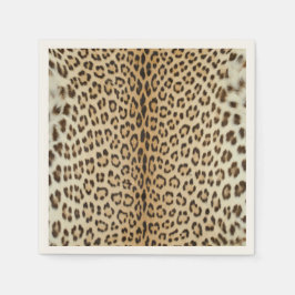 Paper Party Napkins Leopard Serviette