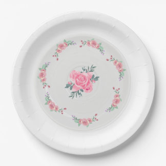 Paper & Party Plates || Rose Garden Party Plate Pappteller