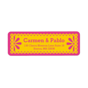 Paper Picado farbenfrohe mexikanische Hochzeit