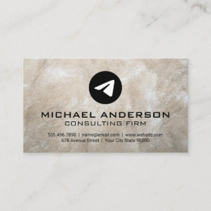 Paper Plane Logo Marketing Unternehmen Visitenkarte