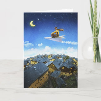 Paper Plane Pilot - Greeting Card Karte