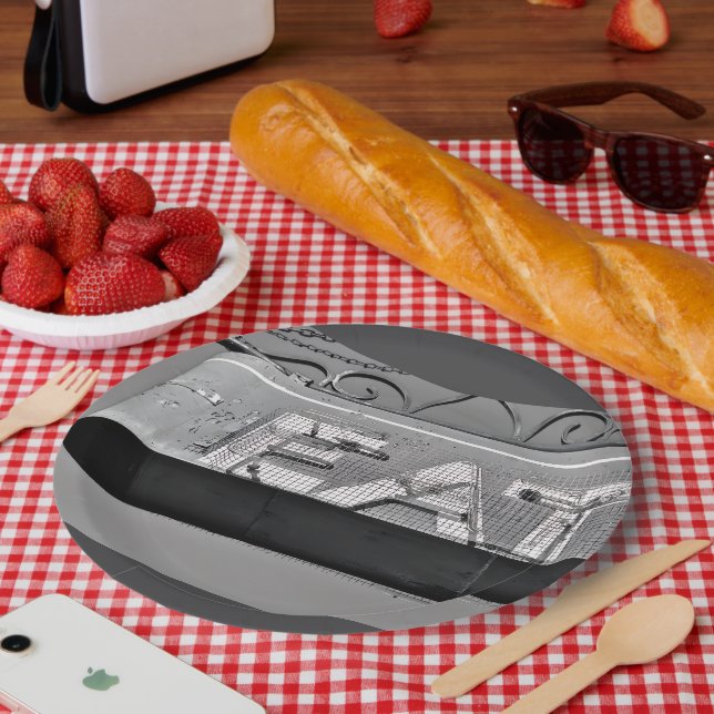 Paper Plate 9" Round Pappteller (Picknick)