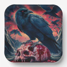 Paper Plate Crow Serie 2
