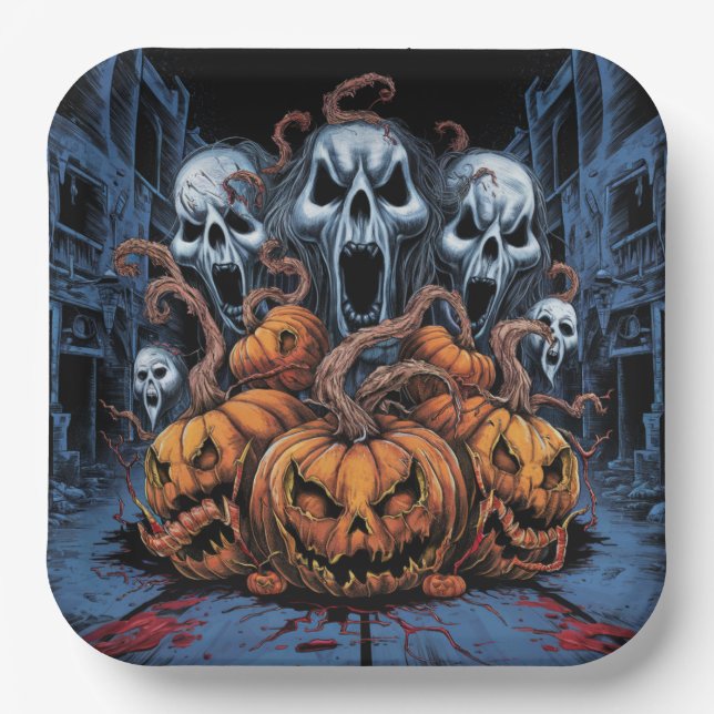 Paper Plate Dark Art Reihe 1 09 Pappteller (Vorderseite)