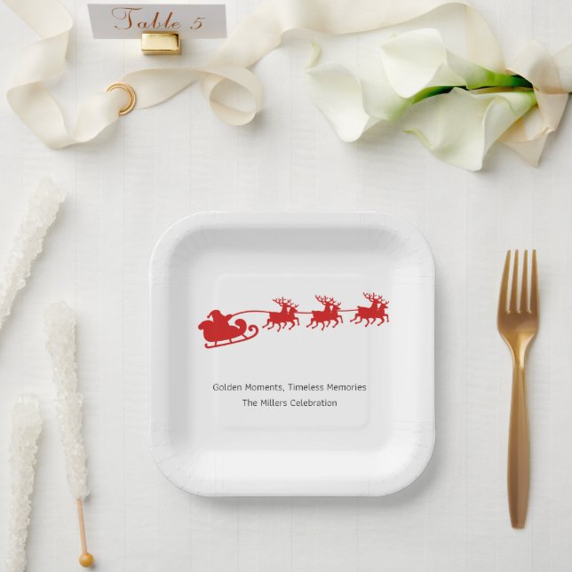 Paper Plate Pappteller (Hochzeit)