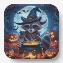 Paper Plate Reihe 3 Raccoon 02